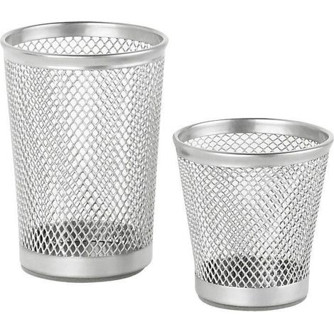 Mömax Stiftehalter aus Metall in Silber (1/2)