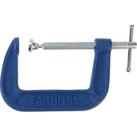 Faithfull Medium-Duty G-Clamp 75mm 3in FAIGMD3 (1/3)