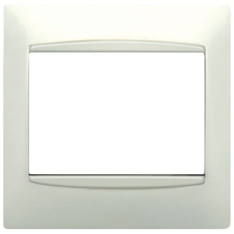 Marco 1 elemento BLANCO con embellecedor BJC Coral 21211