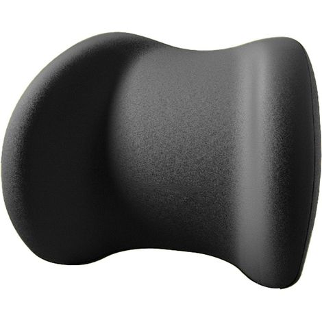 Coussin appuie-tête et coussin lombaire lavable et portable pour sièges auto, idéal pour les voyages en voiture. (1/5)