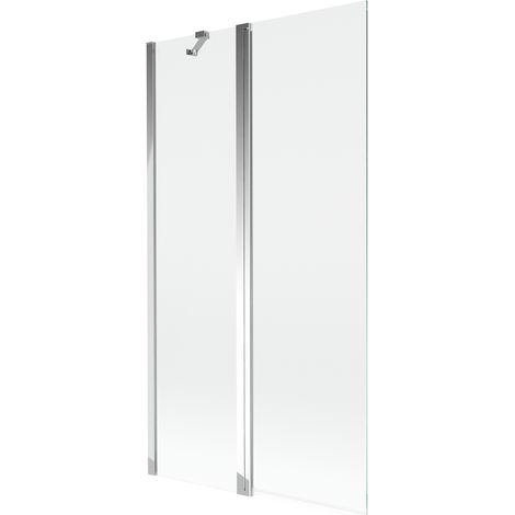 Mexen Mist paravento da doccia a 2 ante 100 x 150 cm, trasparente, cromo - 8A9-100-011-01-00 (1/5)