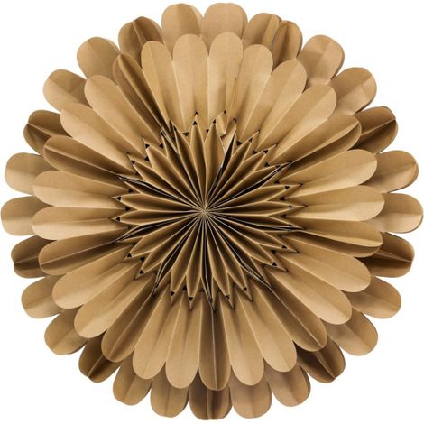 Lampe Suspension Déco "Jarvson" 60cm Marron (1/5)