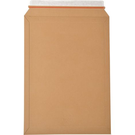 Lot de 100 enveloppes carton B-Box 7 MARRON format 320x455 mm