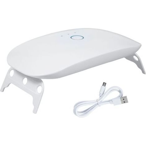 Lampe UV pour résine 24 W, lampe pliable 365 + 395 nm, double longueur d'onde, fonction de durcissement et de synchronisation rapides, poids, moules portables, fabrication de bijoux/bricolag (1/5)