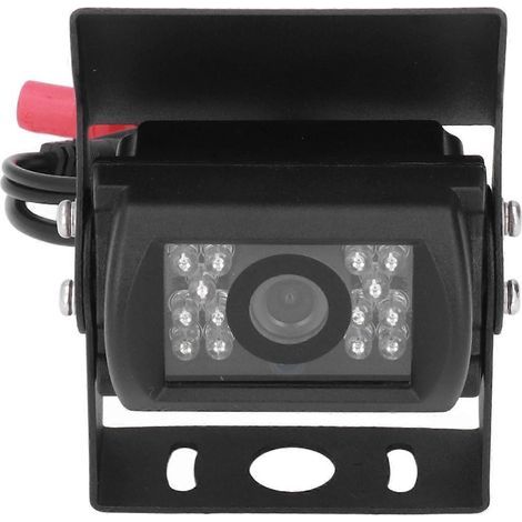 Caméra de recul étanche avec 18 LED infrarouges et vision nocturne pour fourgonnettes, caméra de recul HD avec vue arrière. (1/4)