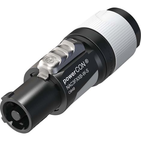 Conector de cable de alimentación de CA con bloqueo NAC3FXXB-W-S