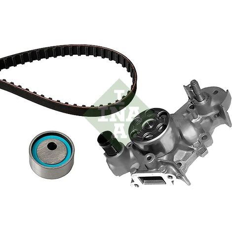 Pompe à eau + kit de courroie crantée INA 530 0182 30 RENAULT 210103314R