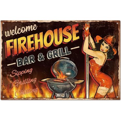 Plaque métallique en étain vintage de Pin Up Lady 20x30 cm, Plaque de porte de chambre en étain drôle rétro de bar-grill, Plaques de cave, Plaque d'art, Affiche, Décoration murale pour les bars à la m (1/5)