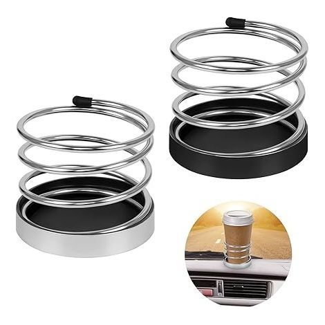 Porte-gobelet de Voiture 2 Pcs Porte-gobelet d'eau de Voiture Porte-gobelet en Fer Porte-gobelet de Bouteille pour Auto Camion Porte-gobelet Universel pour Boisson Café Eau Téléphone (1/4)