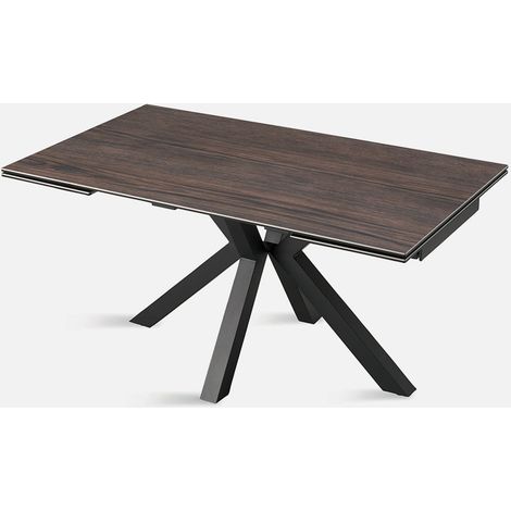 Table extensible en grès cérame et métal Jacky (1/5)