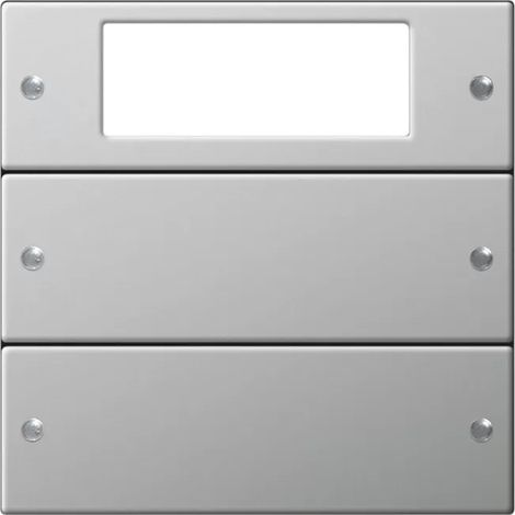 Gira Wippenset 2f Plus System 55 Edelstahl [2142601], 2142 601