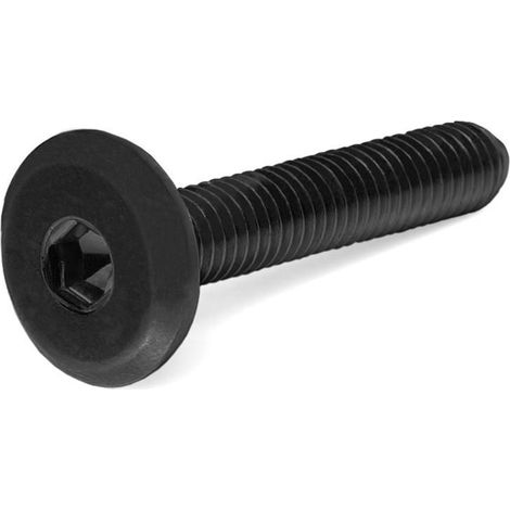 tornillo cegas cabeza plana allen negro largo 60mm diámetro 6mm