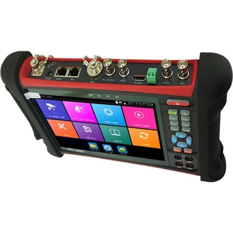 Testeur de vidéosurveillance prenant en charge la caméra IP X7MOVTADHS Testeur De Vidéosurveillance IP Ahd Cvi Tvi Sdi 8mp Testeur De Caméra Cvbs Auto Hd Coxial Testeur Multimètre Numérique Outil De T (1/5)