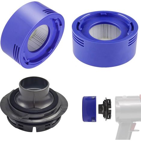 3-teiliges Nachfilter-Set mit Motorabdeckung, kompatibel mit Dyson V7 V8 Absolute Staubsauger, Dyson Ersatzteile (1/5)