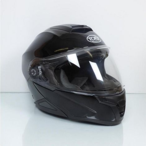 Casque Torx pour moto Torx Taille XS Neil 2 Black Shinny Neuf (1/3)