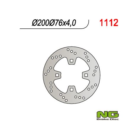 Disco de freno trasero para KTM Quad 450-525 (200x76x4) - Alta calidad