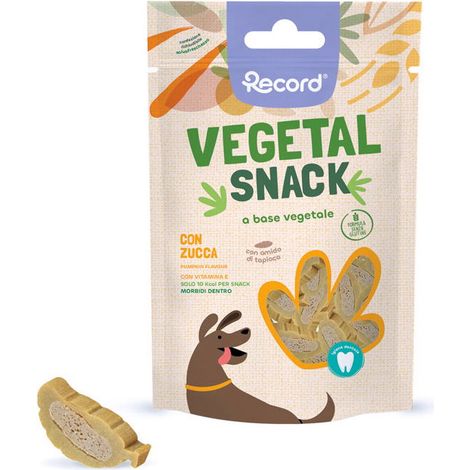 Vegetal Snack a base vegetale con zucca per Cani 12 confezioni x 75 g cad.