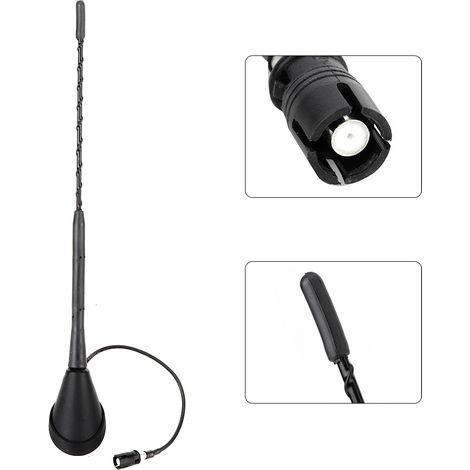 Antenne radio FM de toit de voiture de 28 cm (11 pouces) avec base (1/5)