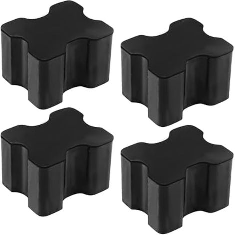 KVAEY Lot de 4 entretoises de ressort hélicoïdal en caoutchouc pour voiture, camion, SUV, accessoires universels de voiture (1/5)