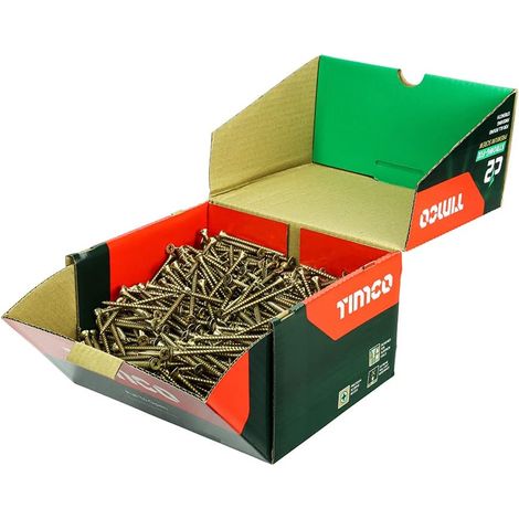 TIMCO C2 Strong-Fix Multi-Purpose Premium Countersunk Gold Woodscrews - 5.0 x 70