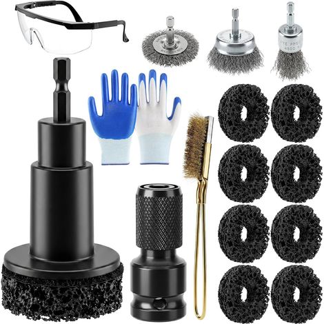 17 Pièces Brosse Metallique pour perceuse,Polissage des Roues (1/5)