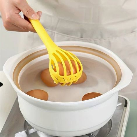 TrAdE Shop Traesio - Frusta Pinza Multifunzione Monta Mescola Sbatte Utensile Per Cucina Ergonomico Con Clip - (1/4)