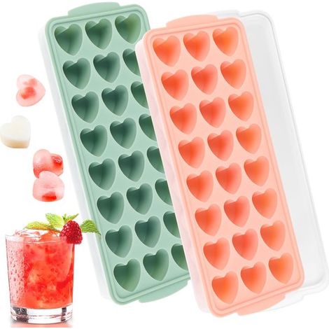 Dailygoods – Herzförmige Eiswürfelform – Silikon-Eiswürfelform (1/5)