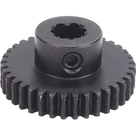 Pignon en acier moulé 36 dents avec alésage hexagonal 8mm, pièces pour robots industriels. (1/5)