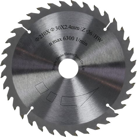 HOJA DE SIERRA CIRCULAR Ø210 x 30 x 2.4 mm 36T PARA SIERRA SCHEPPACH PL75