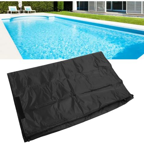 Couverture de Piscine en Rouleau pour Jardin Extérieur - Protection Anti-UV Noire-AUTRES (1/5)