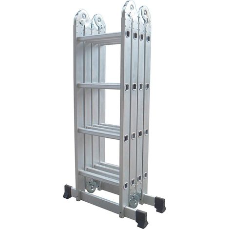 Varan Motors - DLM104 6 IN 1 ALUMINIUM MULTIFUNKTIONSLEITER 4,60 M KLAPPLEITER GELENKLEITER LEITER (1/5)