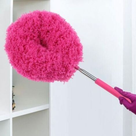 Plumeau Extensible - Manche Télescopique 12 99x31 5 Pouces - Tête Flexible 360° - Microfibre Non Rayante - Pour Meubles et Plafonds - 1 Pièce (1/5)