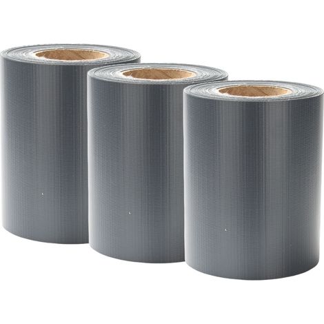 SWANEW Strisce privacy, PVC, strisce paravento, tappeto a doppia asta 70mx3 Grigio (1/5)