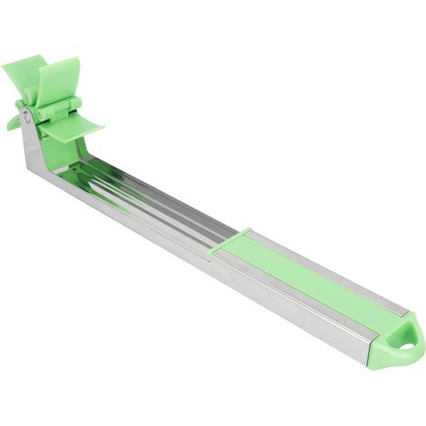 Coupe-pastèque en acier inoxydable, couteau à fruits, ustensile de cuisine vert (1/5)