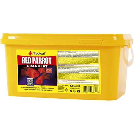RED PARROT GRANULAT 3L - Mangime per intensificare i colori dei red parrots (1/2)