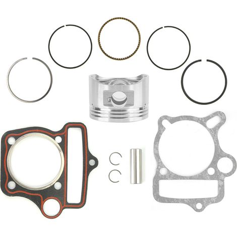 Kit Piston 54mm 125cc avec Segments et Joints pour Moteur Loncin Lifan, Quad Go Kart Moto (1/4)