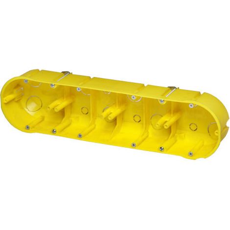 Caja empotrada p/t PK-4x60 para placas de yeso, placa con tornillos, autoextinguible, (1/4)