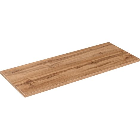 Piano per lavabo ICON 140,6 cm in MDF effetto rovere Wotan (1/4)