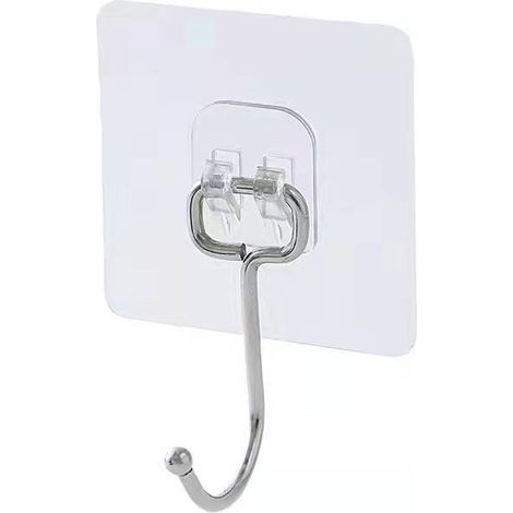 15 Stück wasserdichte, robuste Haken, Klebehaken, Badezimmer-Wand-Klebehaken zum Aufhängen, transparent