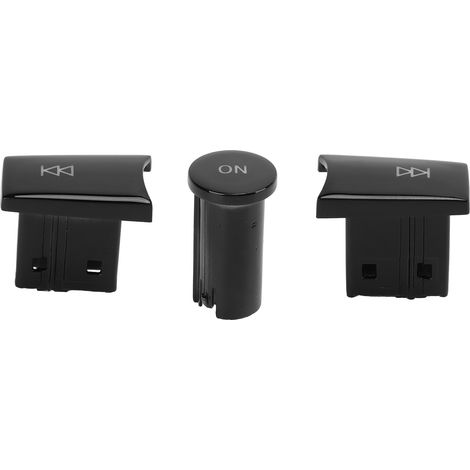 Sostituzione della manopola del pulsante di controllo della regolazione del volume della radio da 3 pezzi per MercedesBenz Classe C 2007-2009 (Piano Black) (1/5)