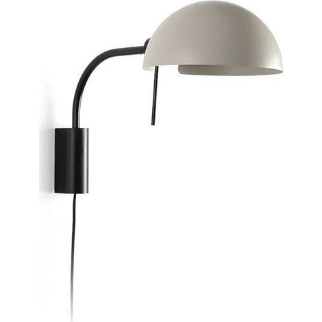 Faro Dominica Lampada da parete a cupola nera, beige 1x E27 (1/5)