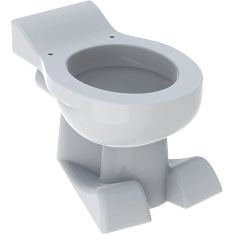 WC pour enfants GE Bambini, toilette à poser avec chasse d'eau profonde, design lionceau, pour siège WC, blanc Tect