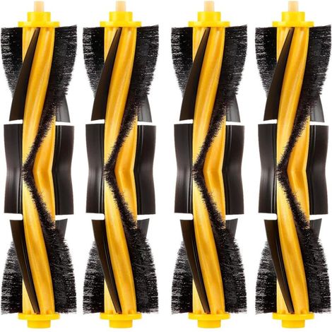 (4 pièces) Brosses à Rouleaux Brosse Principale Pièces de Rechange pour Robot aspirateur Ecovacs DEEBOT OZMO 920 950 T8 AIVI Max T9 T5 N5 N7 N8+ N8 Pro DX55 DX93 DJ65 (1/5)