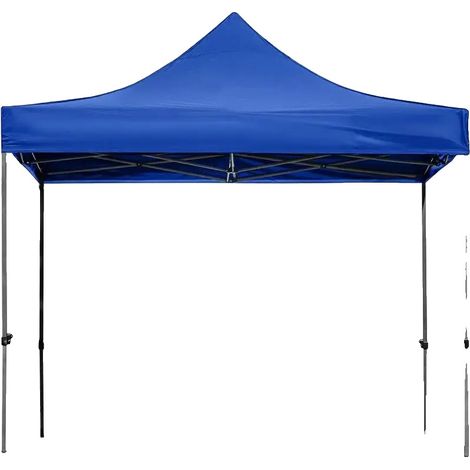 Gazebo, Design Pop-up, Matériau Durable, Bleu (1/2)