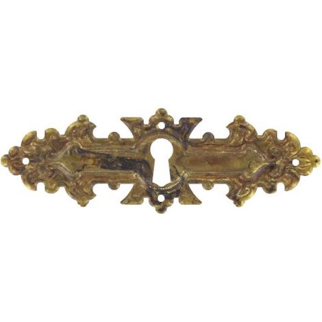 BOCCHETTA ANTICH. ART.30692 MM.114X38 OTTONE 25 PZ