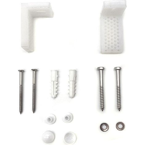 Accessoires De Fixation De Toilettes,Vis Fixation Cuvette Wc Kit De Fixation Au Sol Pour Cuvette De Wc Vis Fixation Abattant Wc-Jeu De Vis Pour La Fixation De La Baignoire (1/4)