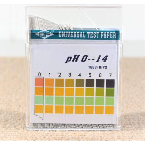 Carta per test del pH acido e alcalino per test di qualità dell'acqua (1/5)