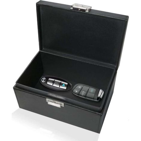 1 Boîte de Faraday, cage antivol RFID, blocage signaux GPS 5G Wi-Fi, pour clés voiture cartes crédit téléphone (1/5)