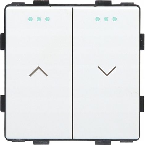 Interruttore per tapparelle, inserto meccanico, bianco RTX SH (1/5)