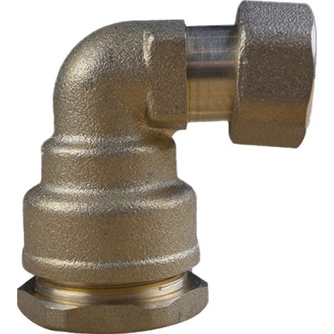 Coude laiton droit PEHD Ø20 Femelle écrou libre 1/2" (15/21) - ACS 16 Bar - Arco (1/3)